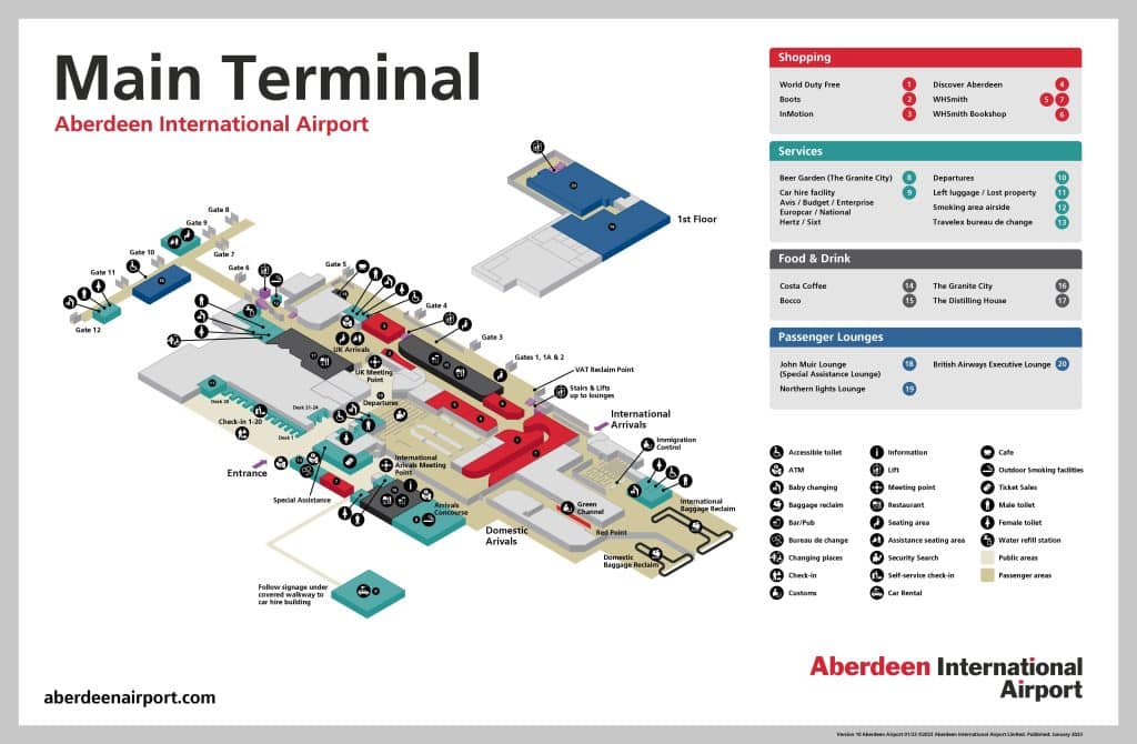 Aberdeen Terminal Map